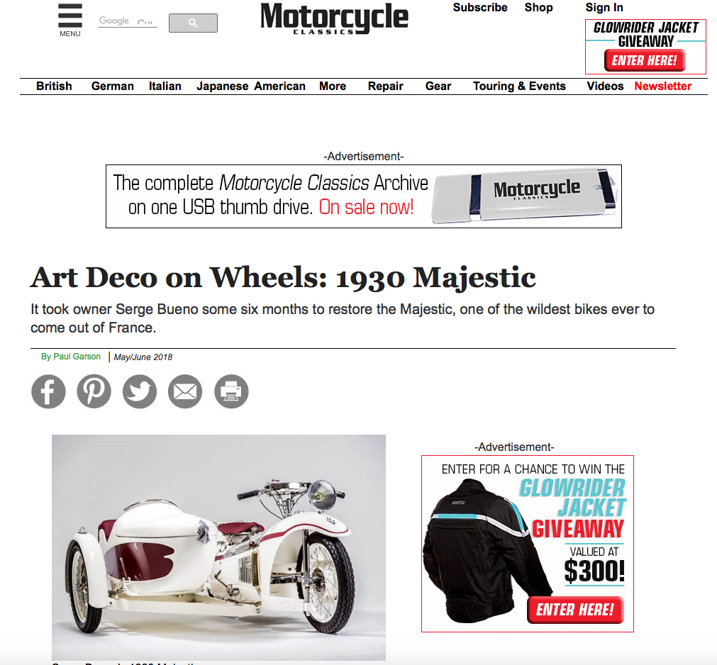 Art Deco On Wheels: 1930 Majestic