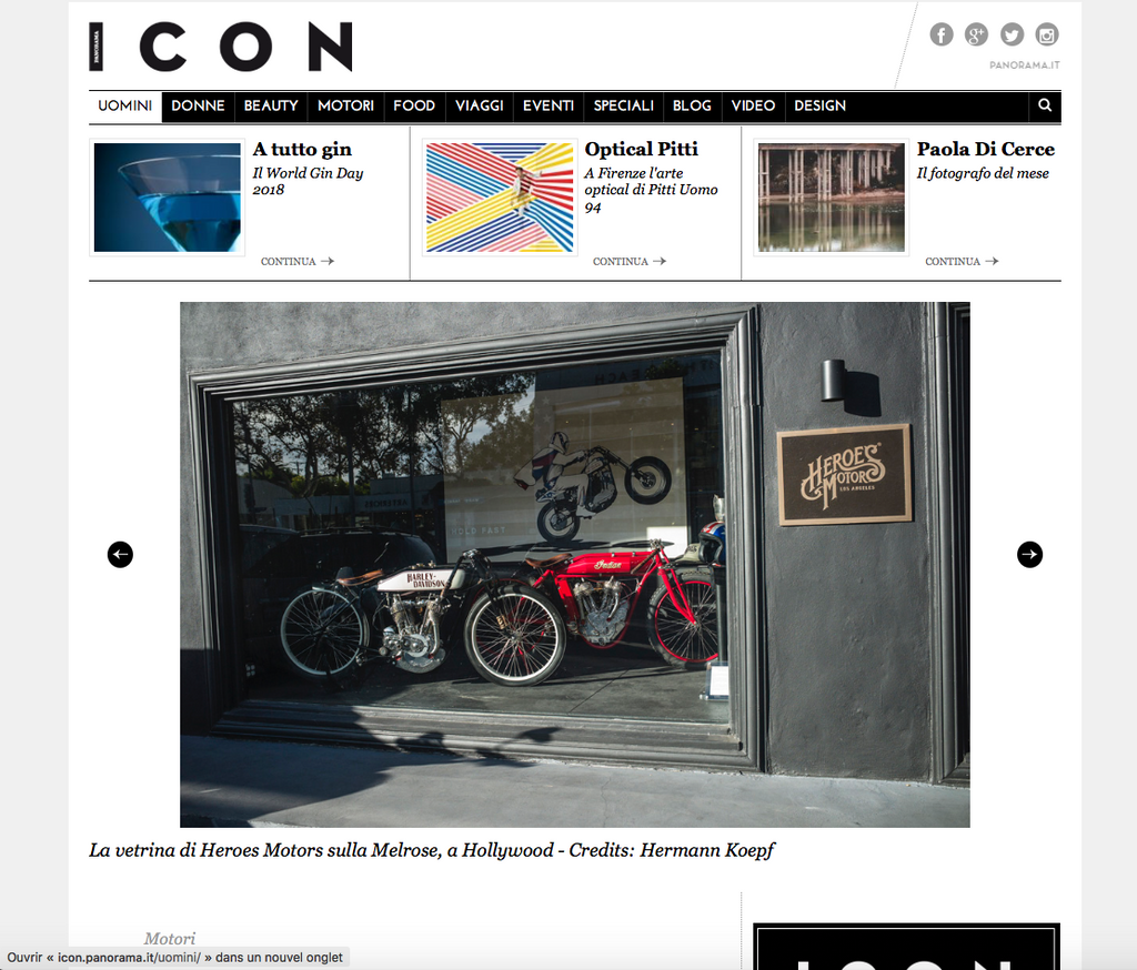 HEROES MOTORS, HAUTE COUTURE A DUE RUOTE