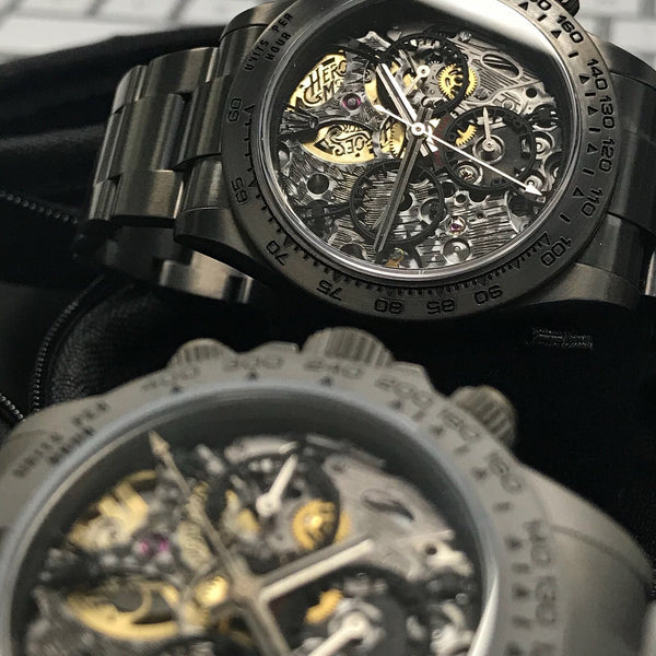 Heroes Motors "Custom Daytona Skeleton" Matt Black - Heroes Motorcycles