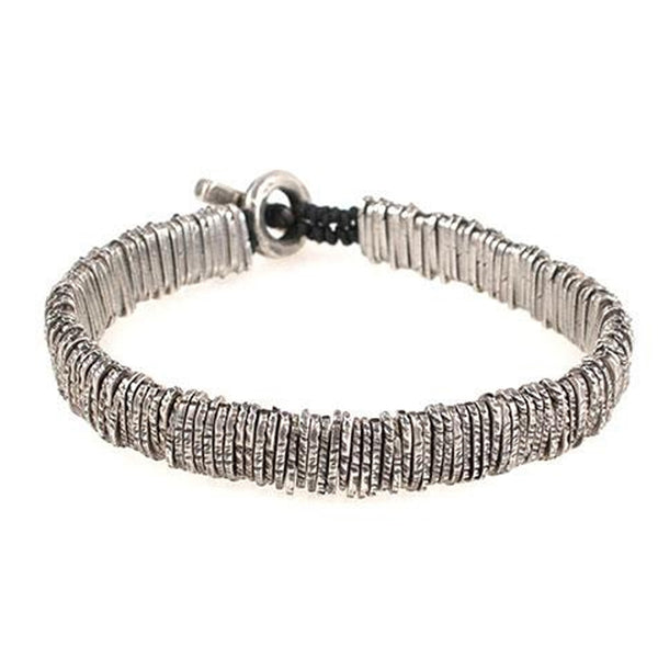 Heroes Motors Jewelry by MCohendesigns Distressed Barcode - Heroes Motorcycles