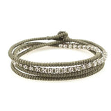 Heroes Motors Jewelry by Mcohendesigns Three Wrap Hemmered Bead - Heroes Motorcycles