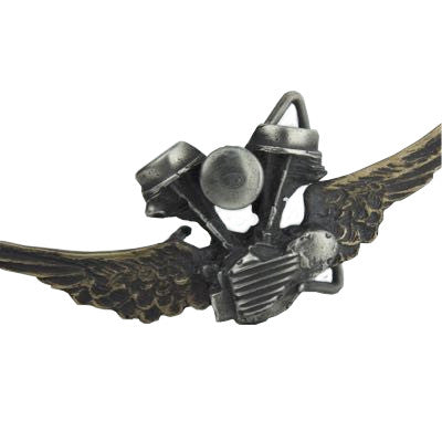 Decker Stainless & Bronze Buckle - Heroes Motorcycles