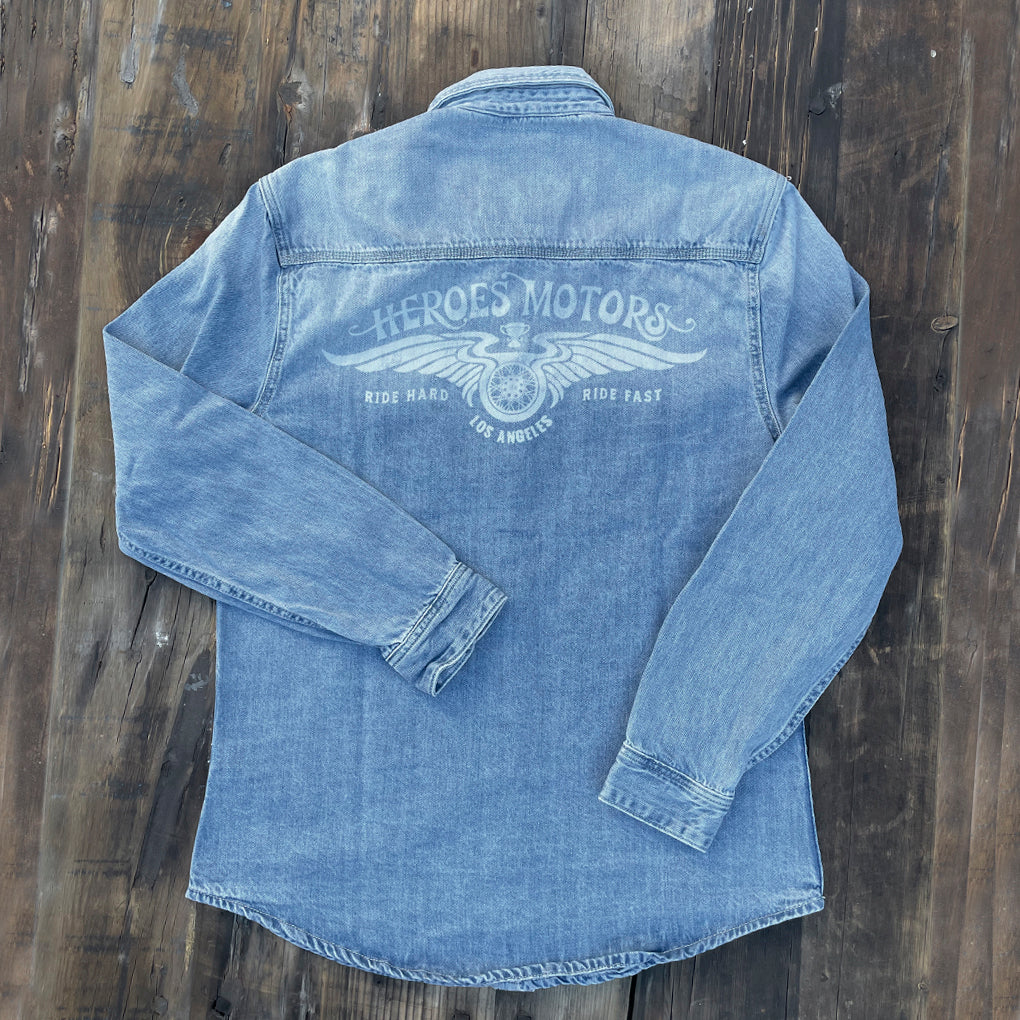 Denim Shirt "WINGS"