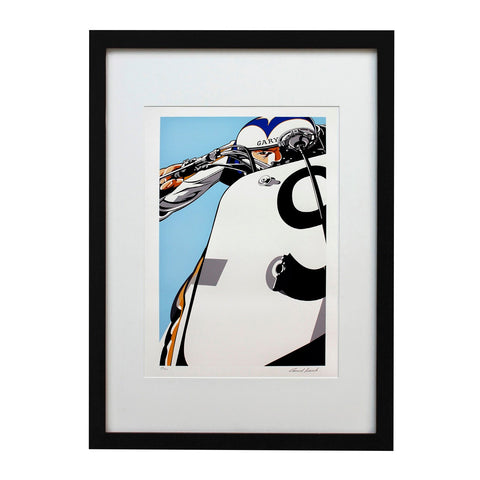 Gary Limited Edition Print Framed by Conrad Leach
