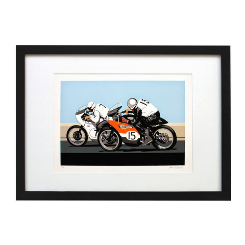 Gloves Off Limited Edition Print Framed by Conrad Leach