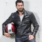 “Cafe Racer” Men Leather Jacket - Heroes Motorcycles