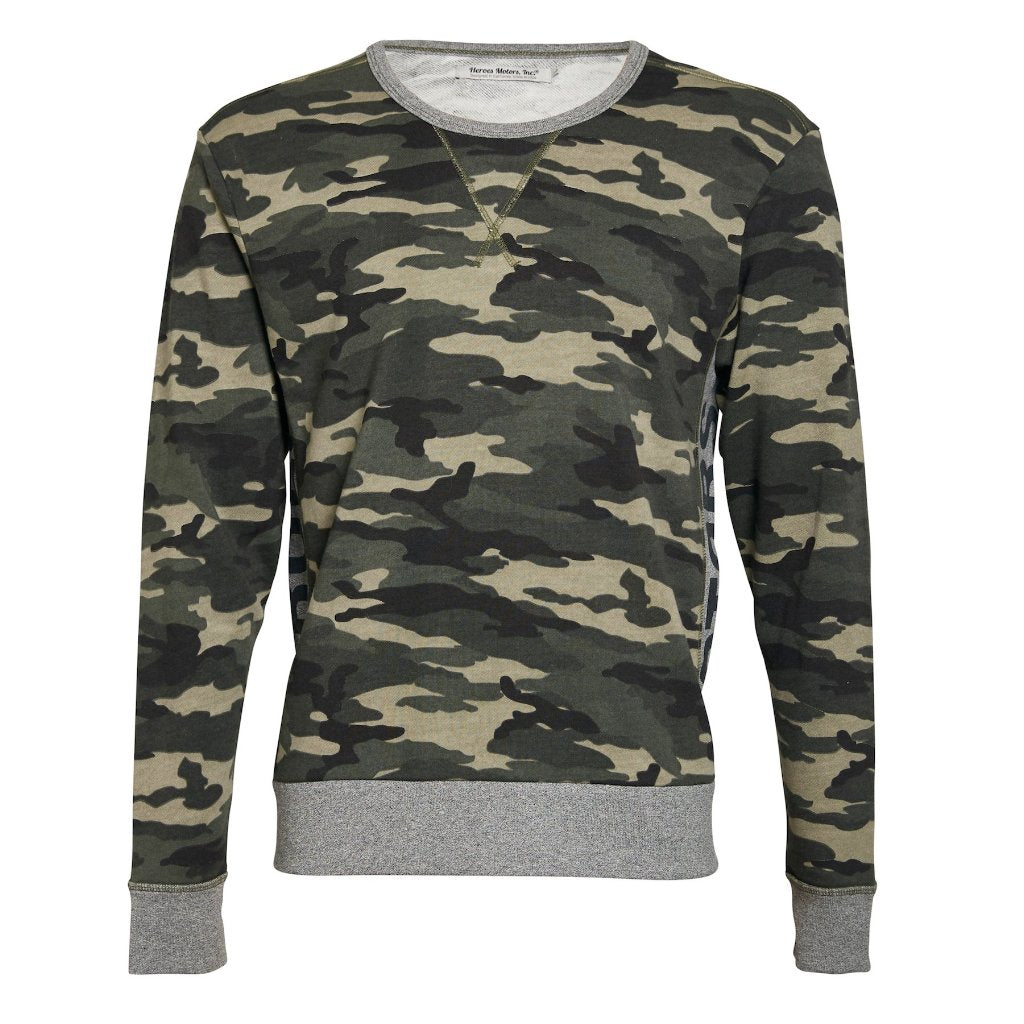 Camo Sweater French Terry - Heroes Motorcycles