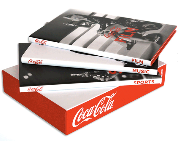Coca-Cola Set Of Three: Film, Music, Sports - Heroes Motorcycles