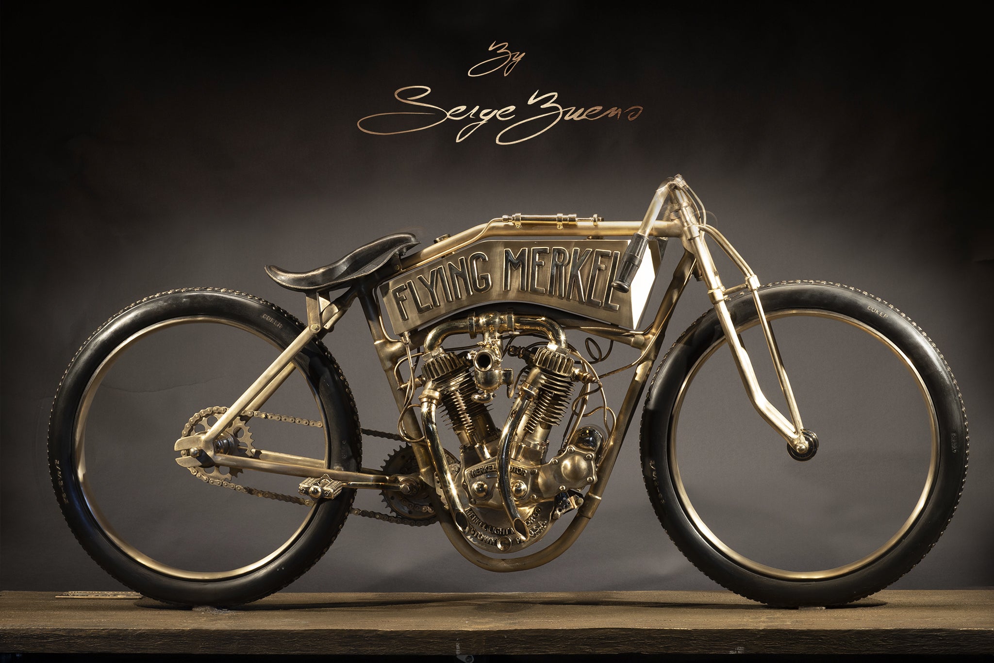 Flying Merkel Board Track Racer, 1911